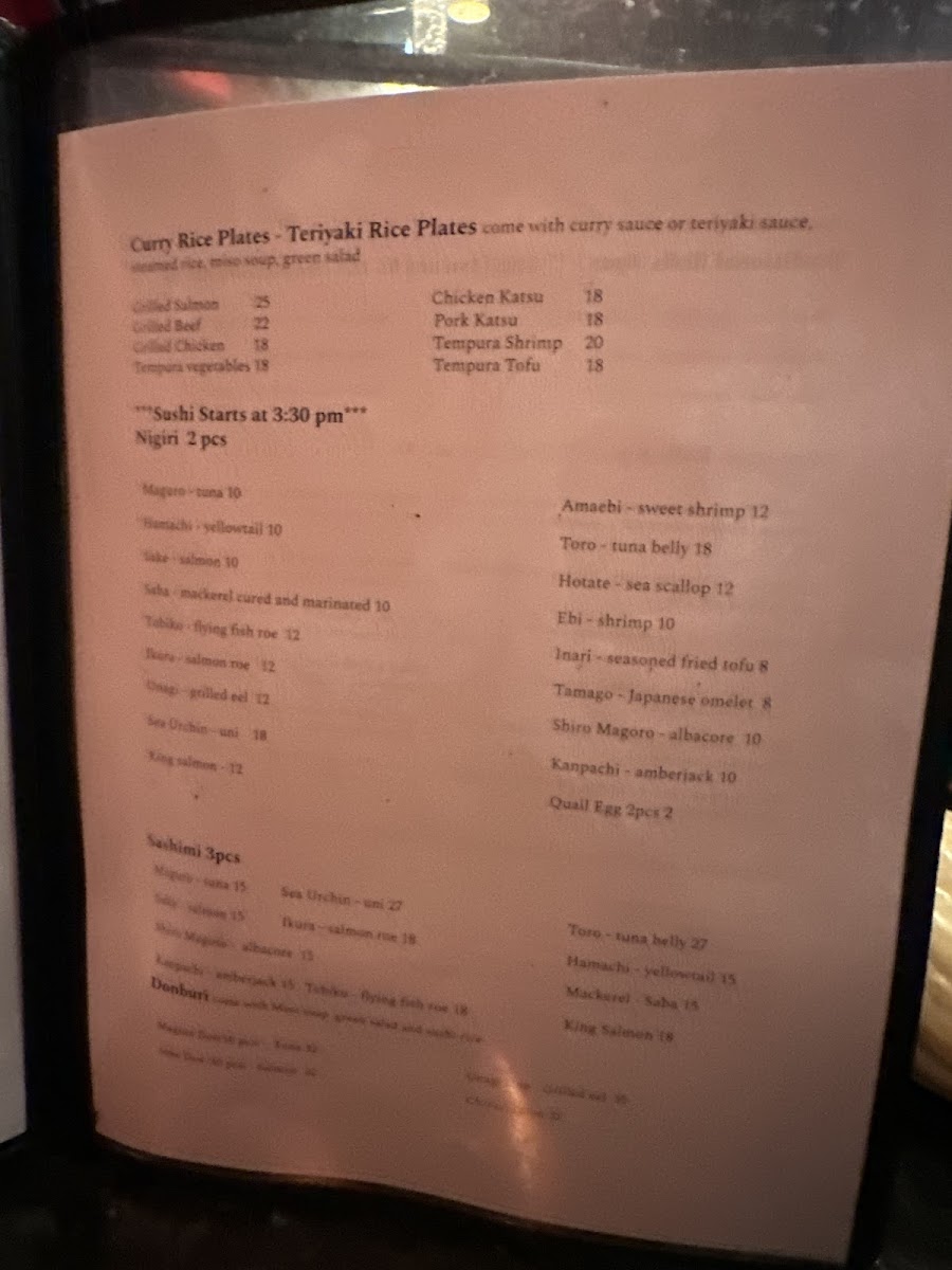 Menu - Coco's Ramen photo 5